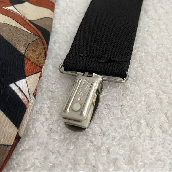 Vintage 90s Emilio Ponti Tie Suspenders Set - Picture 6 of 7